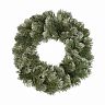 Рождественский венок Елкиторг Праздничный, заснеженный, d 40 см, зеленый фото