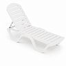 Шезлонг пластиковый Альтернатива Солярис, 198 x 62 x 32 см, белый фото Шезлонг пластиковый Альтернатива Солярис, 198 x 62 x 32 см, белый фото