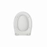Сиденье для унитаза IDDIS Soft Close 004, 44,5 x 35,5 x 4,5 см, белое фото