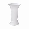 Ваза для цветов под срезку Альтернатива, 18,5 x 31 см, белая фото