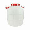 Канистра Альтернатива Бочонок, 50 л, белая фото