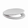 Сиденье для унитаза Orio Люкс, 42 x 36 см, белое фото