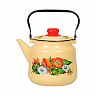 Чайник эмалированный СтальЭмаль, 3,5 л, с декором фото