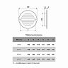 Решетка вентиляционная Era 10РКС, пластиковая, с сеткой, с фланцем D 100 мм, D 136 мм фото