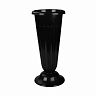 Ваза для цветов под срезку Альтернатива, 21 x 44 см, черная фото