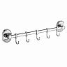Планка с 5 крючками Fashun A1915-5, хром фото