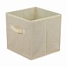 Короб для хранения Leonord, 30 x 30 x 30 см, бежевый фото