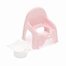 Горшок-стульчик детский Plast Land, розовый фото