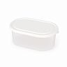 Контейнер для СВЧ Альтернатива, овальный, 1 л, белый фото