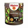 Защитная лазурь-гель для дерева Alpina, 2,5 л, тик фото