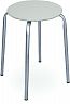 Табурет Nika Эконом 2, 32 см, серый фото