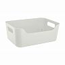 Корзина универсальная Econova Scandi, 270 x 190 x 105 мм, светло-серая фото