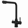 Смеситель для кухни Fashun A54309-7, с подключением к фильтру, черный фото