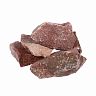 Камни для бани Банные штучки Кварцит малиновый, колотые, средняя фракция, 20 кг фото