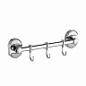 Планка с 3 крючками Fashun A1915-3, хром фото