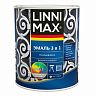 Грунт-эмаль по ржавчине Linnimax 3 в 1, база 1, белая, 0,75 л фото