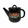 Чайник эмалированный СтальЭмаль, 1 л, с декором фото
