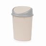 Контейнер для мусора Альтернатива, с плавающей крышкой, 8 л, слоновая кость фото