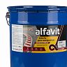Краска для бордюрного камня Alfavit серия Альфа, износостойкая, 25 кг, черная фото