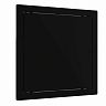 Люк-дверца ревизионная Evecs L1515N black, пластик, нажимная, с фланцем 150 x 150 мм, 172 x 172 мм фото