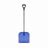 Лопата для уборки снега Альтернатива М8833, с алюминиевым черенком, 430 x 420 мм, синяя фото