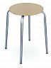 Табурет Nika Эконом 2, 32 см, бежевый фото