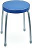 Табурет Nika Фабрик 2, с мягким сиденьем, 32 см, голубой фото