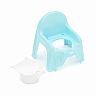 Горшок-стульчик детский Plast Land, голубой фото