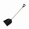 Лопата для уборки снега Cycle Купец Standart, с деревянным черенком, 410 x 465 мм фото