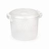 Контейнер для хранения Альтернатива, круглый, с крышкой и ручками, 8 л фото