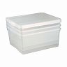 Ящик для хранения Econova, с крышкой, 400 x 335 x 170 мм, набор 3 шт фото