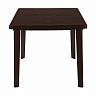 Стол пластиковый квадратный Стандарт Пластик 80x80x71 см шоколадный фото
