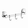 Планка с 3 крючками Fashun A1615-3, хром фото