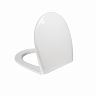 Сиденье для унитаза IDDIS 001, 41,8 x 36 x 3,8 см, белое фото