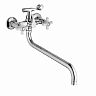 Смеситель для ванны с душем Fashun A2618, с длинным изливом, хром фото