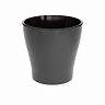 Горшок для цветов Альтернатива Лея, с автополивом, 3,6 л, графитовый фото