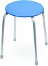 Табурет Nika Классика 2, 32 см, голубой фото