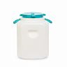 Канистра-бочка пластиковая Альтернатива, с крышкой и навесными ручками, горловина 215 мм, 40 л фото