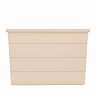 Кашпо Альтернатива Жемчужина, на перила, 29,5 x 28,5 x 20 см, бежевое фото