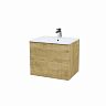 Тумба с раковиной подвесная IDDIS Bild, 45,2 x 79,9 x 50 см, светлый дуб фото Тумба с раковиной подвесная IDDIS Bild, 45,2 x 79,9 x 50 см, светлый дуб фото