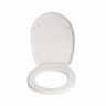 Сиденье для унитаза IDDIS ID 01 046.1 bel, 43,5 x 34,5 x 4,3 см, белое фото