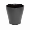 Горшок для цветов Альтернатива Лея, с автополивом, 5 л, графитовый фото