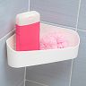 Полка для ванной угловая Альтернатива, на скотче, 20 x 20 x 8,5 см, белая фото