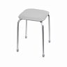 Табурет Nika Классика 3, 32 x 32 см, светло-серый фото