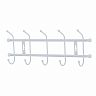 Вешалка настенная Nika, 5 крючков, 48,5 x 18 x 6,7 см, матовый серый фото