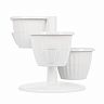 Горшок для цветов Альтернатива Каскад, 0,7 л, белый фото