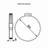 Хомут червячный Era PRO, 190 - 210 мм фото