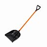 Лопата для уборки снега Cycle Купец Standart, с металлическим черенком, 410 x 460 мм фото