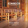 Антисептик для дерева Komandor Wood Protect, лессирующий, база С, бесцветный, 0,9 л фото