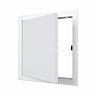 Люк-дверца ревизионная Evecs L1010N, ABS-пластик, нажимная, с фланцем 100 x 100 мм, 120 x 120 мм фото